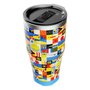 Top angled view of the MAGNETumbler 32oz with Lid Fischer Topwater
