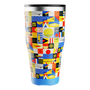 Side view of the MAGNETumbler 32oz with Lid Fischer Topwater