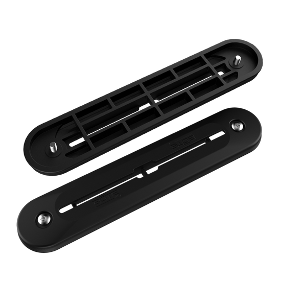 Side view of the Rail Rac slide tracks