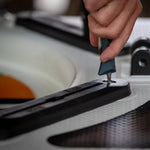 Picture of installing the Rail Rac slide tracks