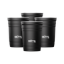 A detailed image of the Stainless Steel Cups 4-Pack Black, showing its design and key features.