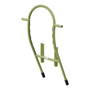 Front angled view of the tackle rac olive