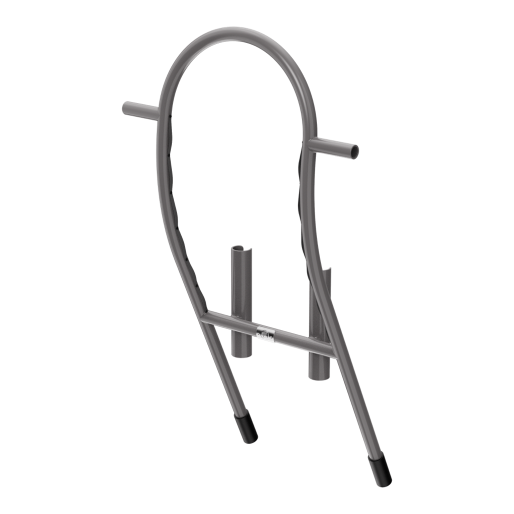 Front angled view of the Tackle Rac Graphite