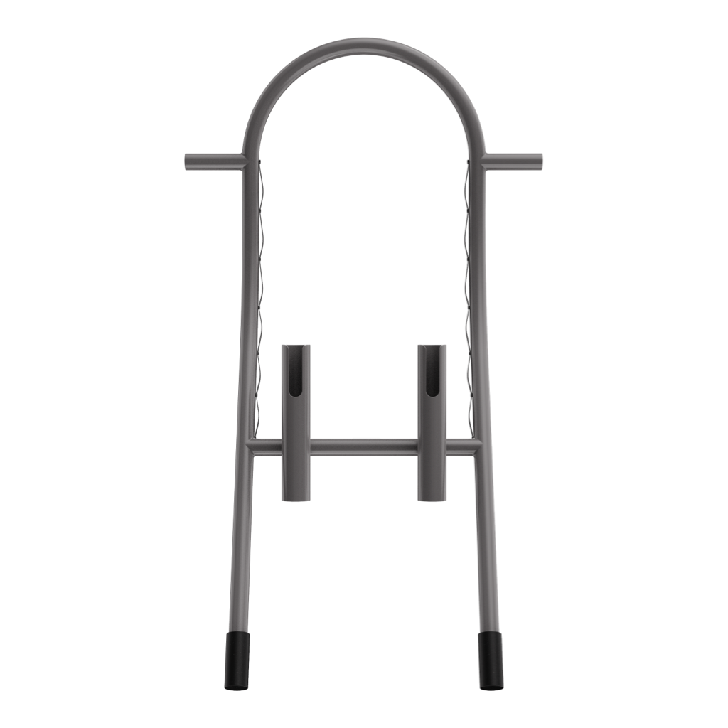 Rear view of the Tackle Rac Graphite