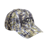 Front view of BOTE Logo Verge Camo Ripstop Hat with Camo Print and Black BOTE Logo.