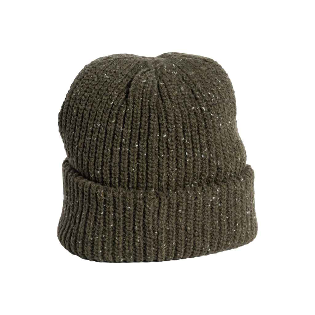 Back view of the BOTE Trademark Beanie in green
