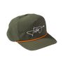 Front angled view of the BOTE Fischer Snapback Hat