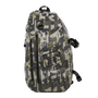 Camouflage backpack with a logo