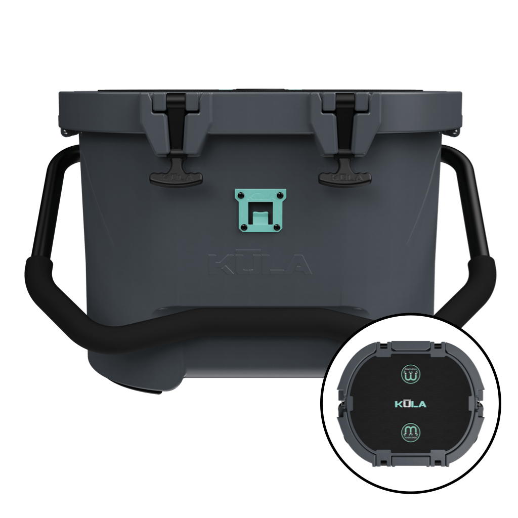 Side view of the KULA 10 Graphite Cooler