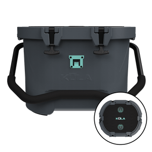 Side view of the KULA 10 Graphite Cooler