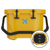 Front view of the KULA 10 MAGNEPOD™ Cooler Yellow and top