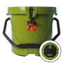 Side view of the KULA 5 MAGNEPOD™ Cooler Olive