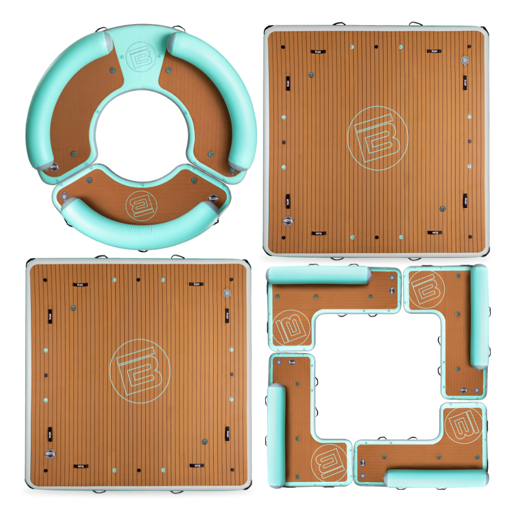 Top view of the Mega Floatilla configuration
