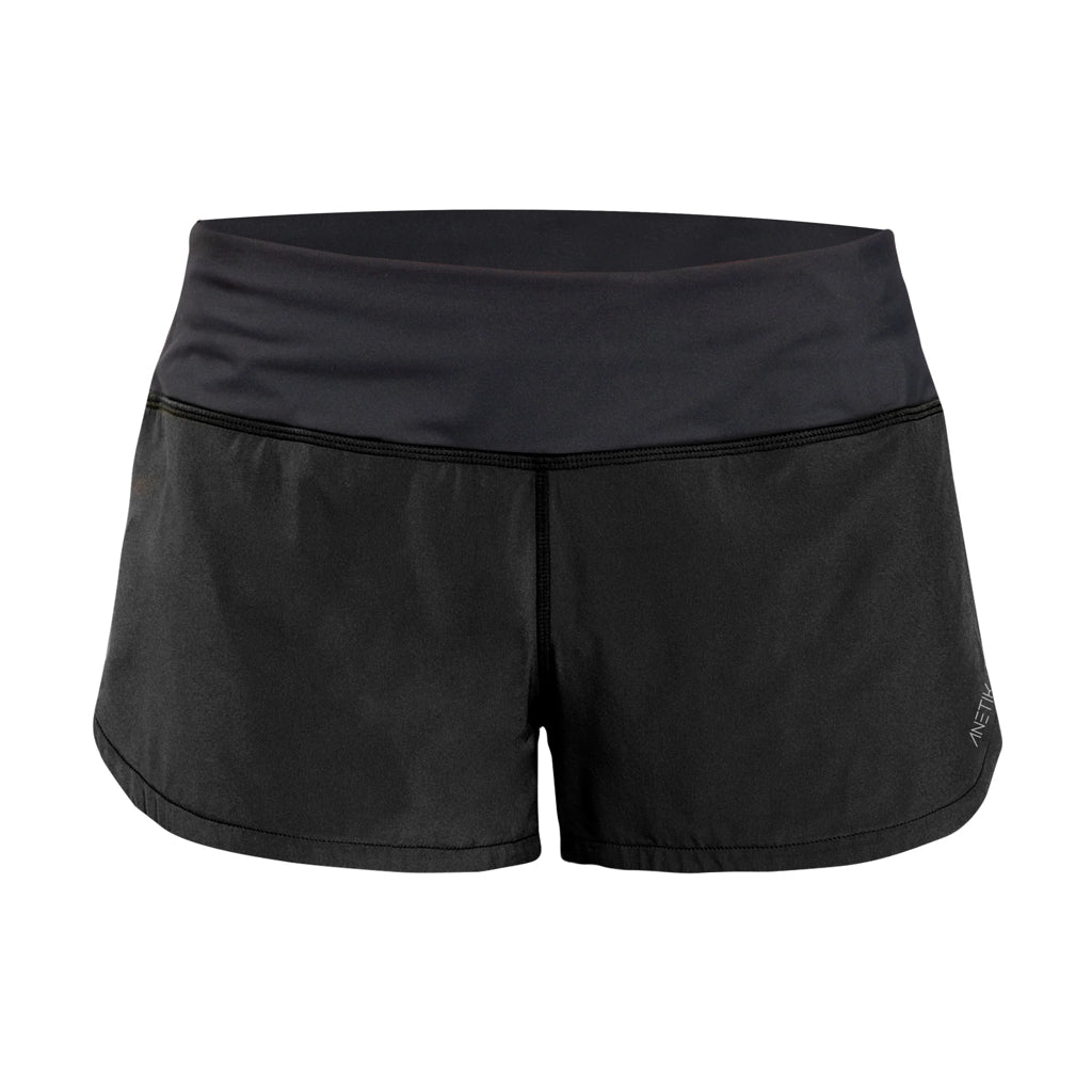 Front image of the Women's Flight Short Black