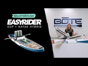 Video walkthrough of the EasyRider SUP and Kayak Hybrid.