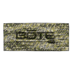 Flat view of towel