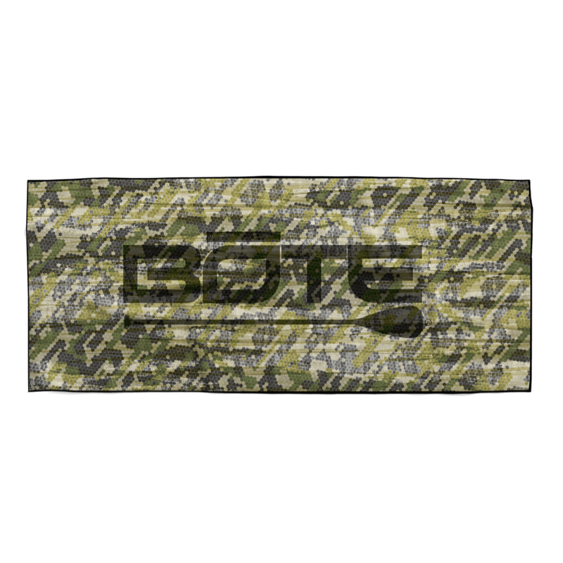 Flat view of towel
