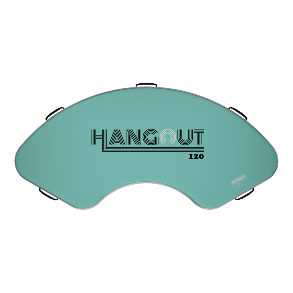 Bottom view of the Inflatable Dock Hangout 120 Classic