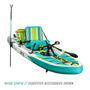 Rackham Aero 12′4″ Full Trax Jade Inflatable Paddle Board