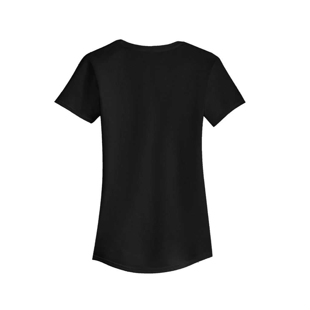 Back view the Women's Logo Tee