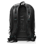 Back of the black Highwater backpack with padded back for extra comfort