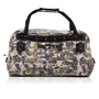 Back of the Verge Camo Highwater Duffel with BOTE logo in black