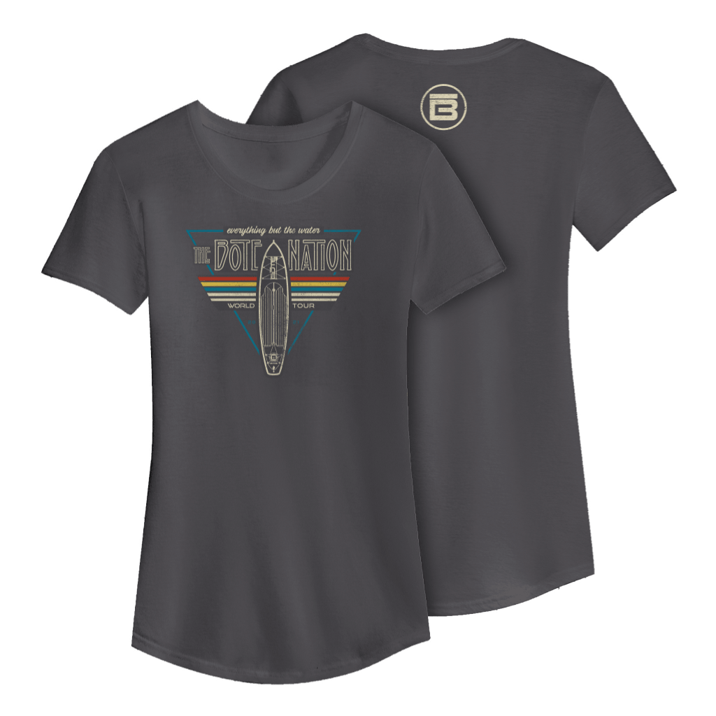 Front and back image of the Women's World Tour Tee