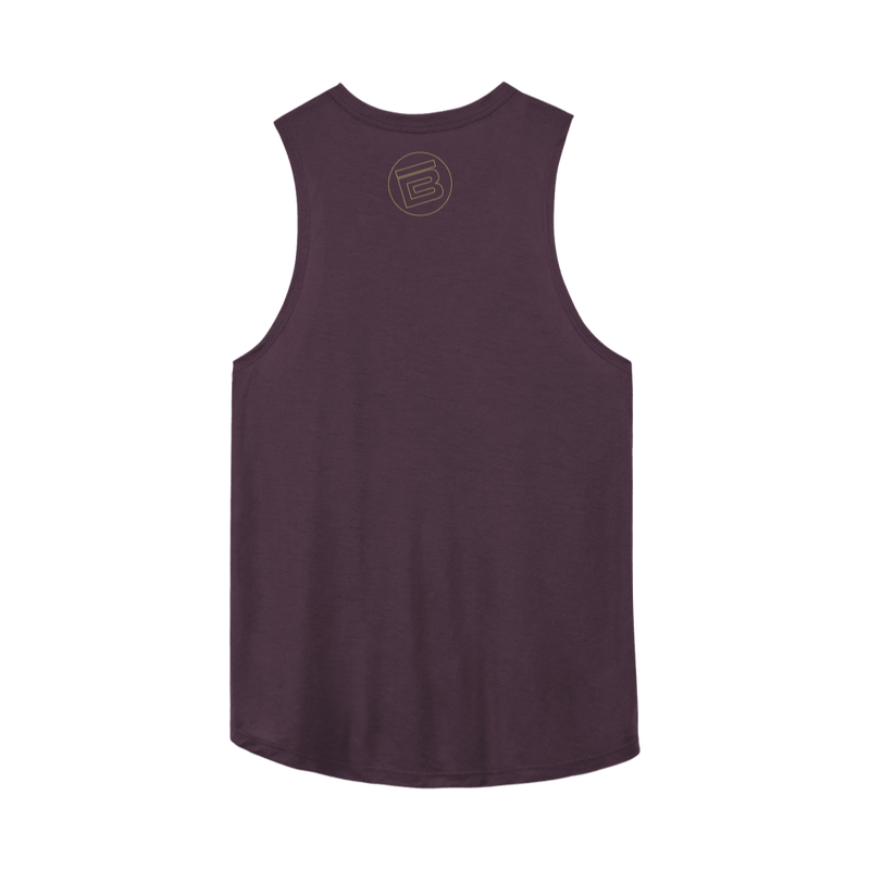 Back view the Women's Death Head Relaxed Fit Tank