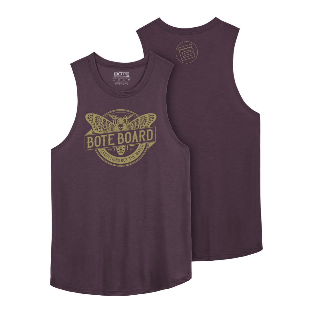 Front and back image of the Women's Death Head Relaxed Fit Tank