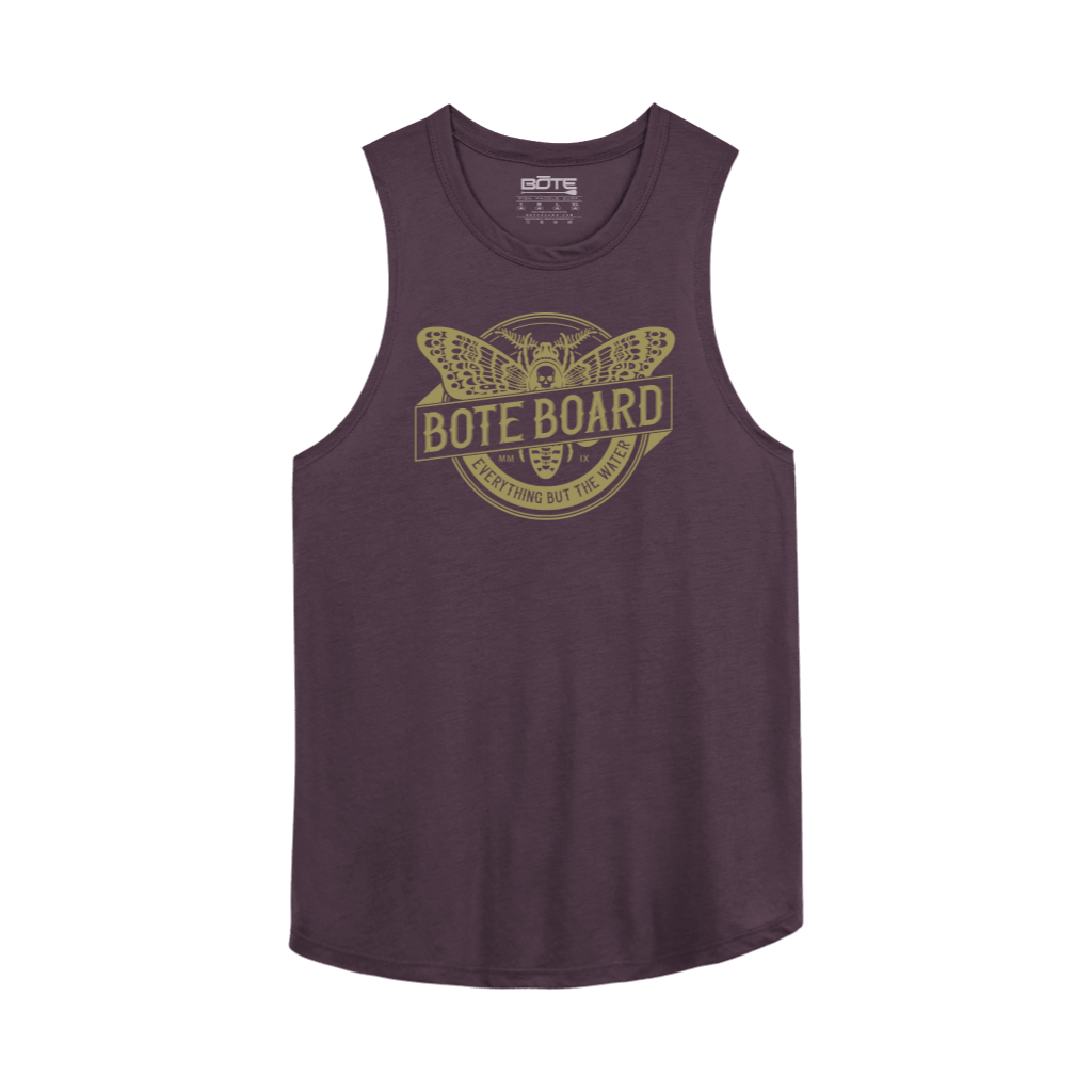 Front view of the Women's Death Head Relaxed Fit Tank
