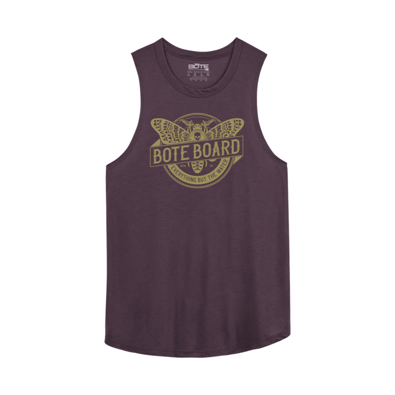 Front view of the Women's Death Head Relaxed Fit Tank