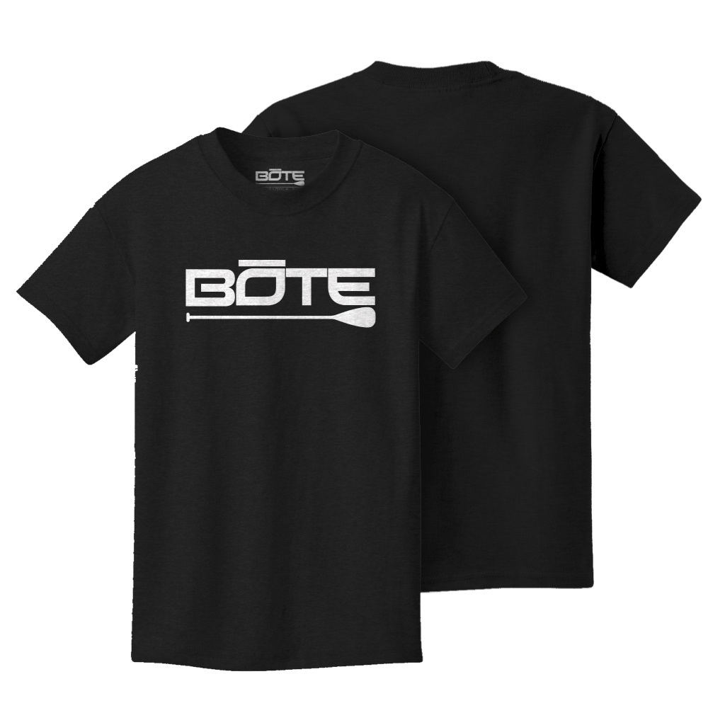 Front and back image of the Youth Logo Tee