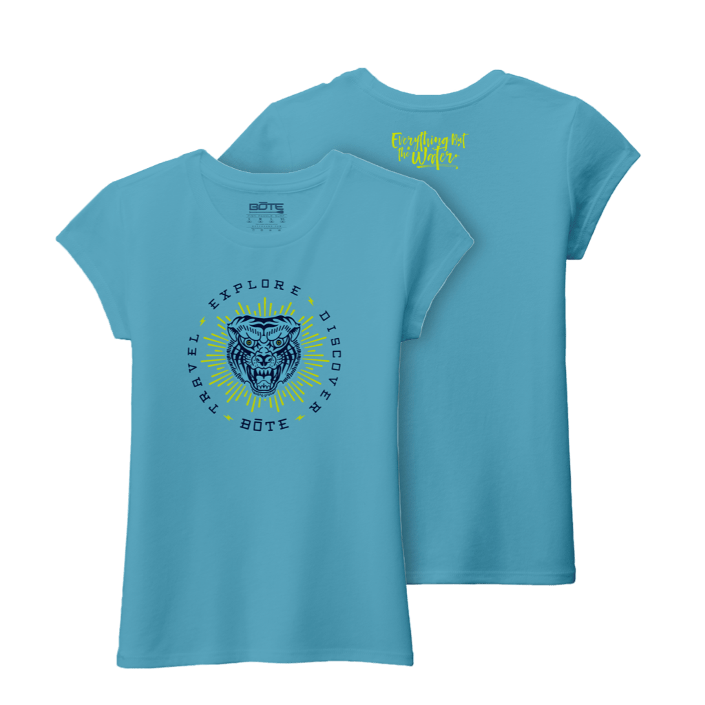 Front and back image of the Youth Girl's Bengal Tee