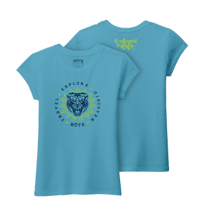 Front and back image of the Youth Girl's Bengal Tee