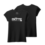 Front and back image of the Youth Girl's Logo Tee