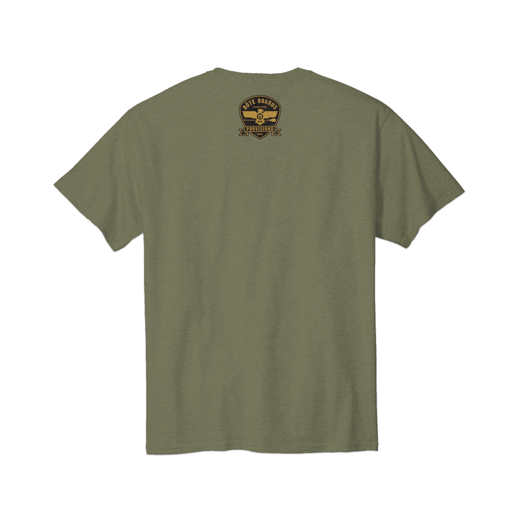 Back view the Men's Eagle Supply Tee