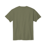 Back view the Men's Logo Olive Tee