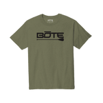 Front view of the Men's Logo Olive Tee