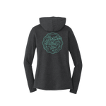 Back view the Women's Bonefish Hooded Long Sleeve