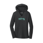 Front view of the Women's Bonefish Hooded Long Sleeve