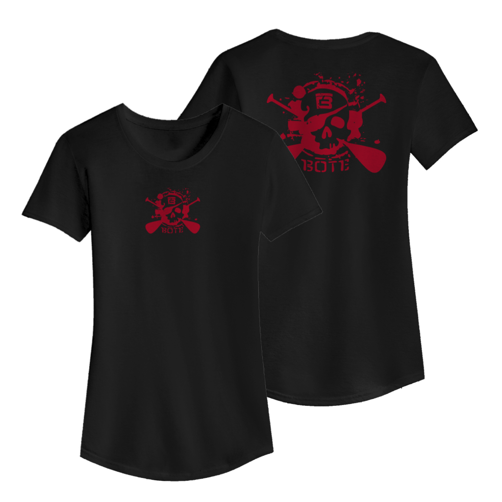 Front and back image of the Women's No Quarter Tee