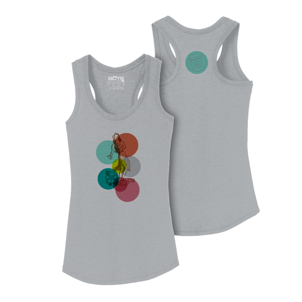 Front and back image of the Women's Aloha Tank