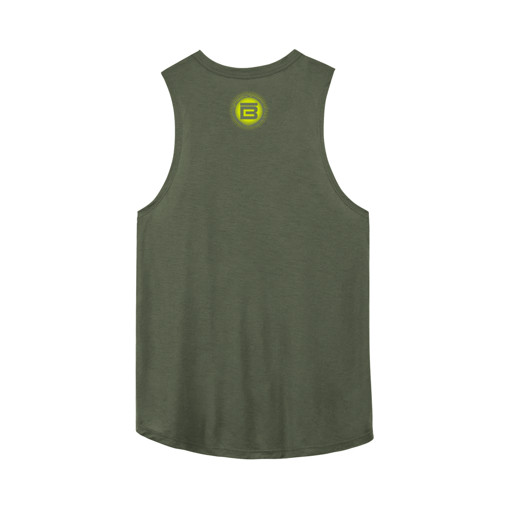 Back view the Women's Goth Relaxed Fit Tank