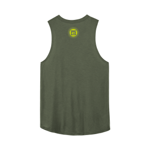 Back view the Women's Goth Relaxed Fit Tank