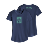 Front and back image of the Women's Starry Night Tee