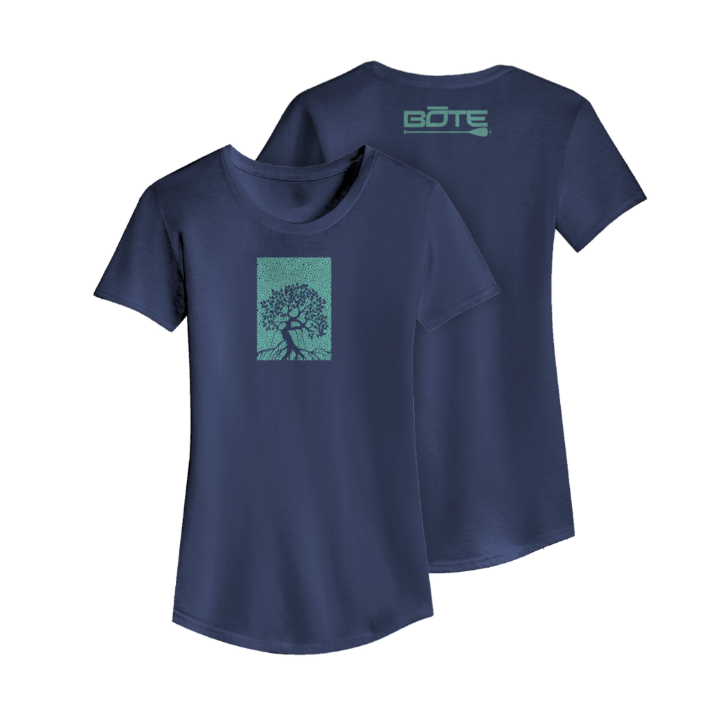 Front and back image of the Women's Starry Night Tee