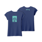 Front and back image of the Youth Girl's Starry Night Tee