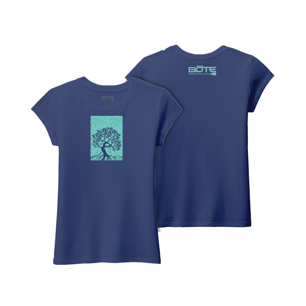 Front and back image of the Youth Girl's Starry Night Tee