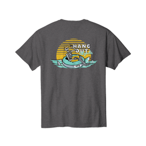 Back view the Men's Hangout Tee