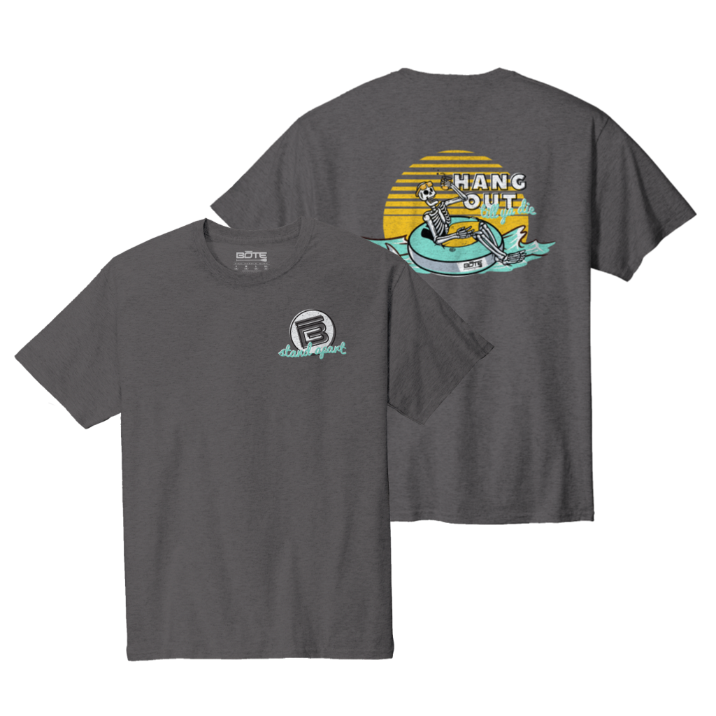 Front and back image of the Men's Hangout Tee